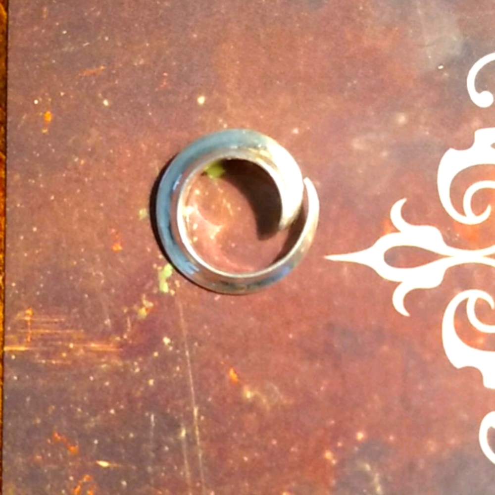 Sterling circle pendant